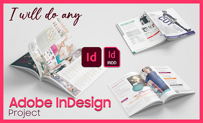 I will do any graphic design work in adobe indesign adobe indesign graphic design