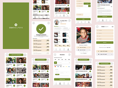 ObatHelper App Design app application appui client creativart design dribbble explore follow fund graphic design insta like playstore ui uiux user interface work