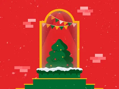 Happy New Year! 2024 christmas graphic design illustration motion graphics new year tree vector xmas