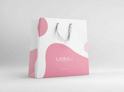 Shopping Bag - Laura.in branding graphic design shopping bag