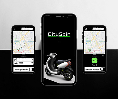 Bike Taxi / Motorcycle Taxi UI Design - Mockup appdesign biketaxiapp branding motorcycletaxiapp ui uidesign uiux userexperience userinterface ux