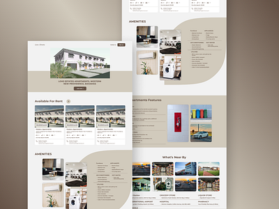 Estate Landing Page designs, themes, templates and downloadable graphic ...