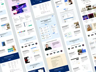 Goodshuffle Website Page Layout brand identity branding events feature page industry page saas tech website website design