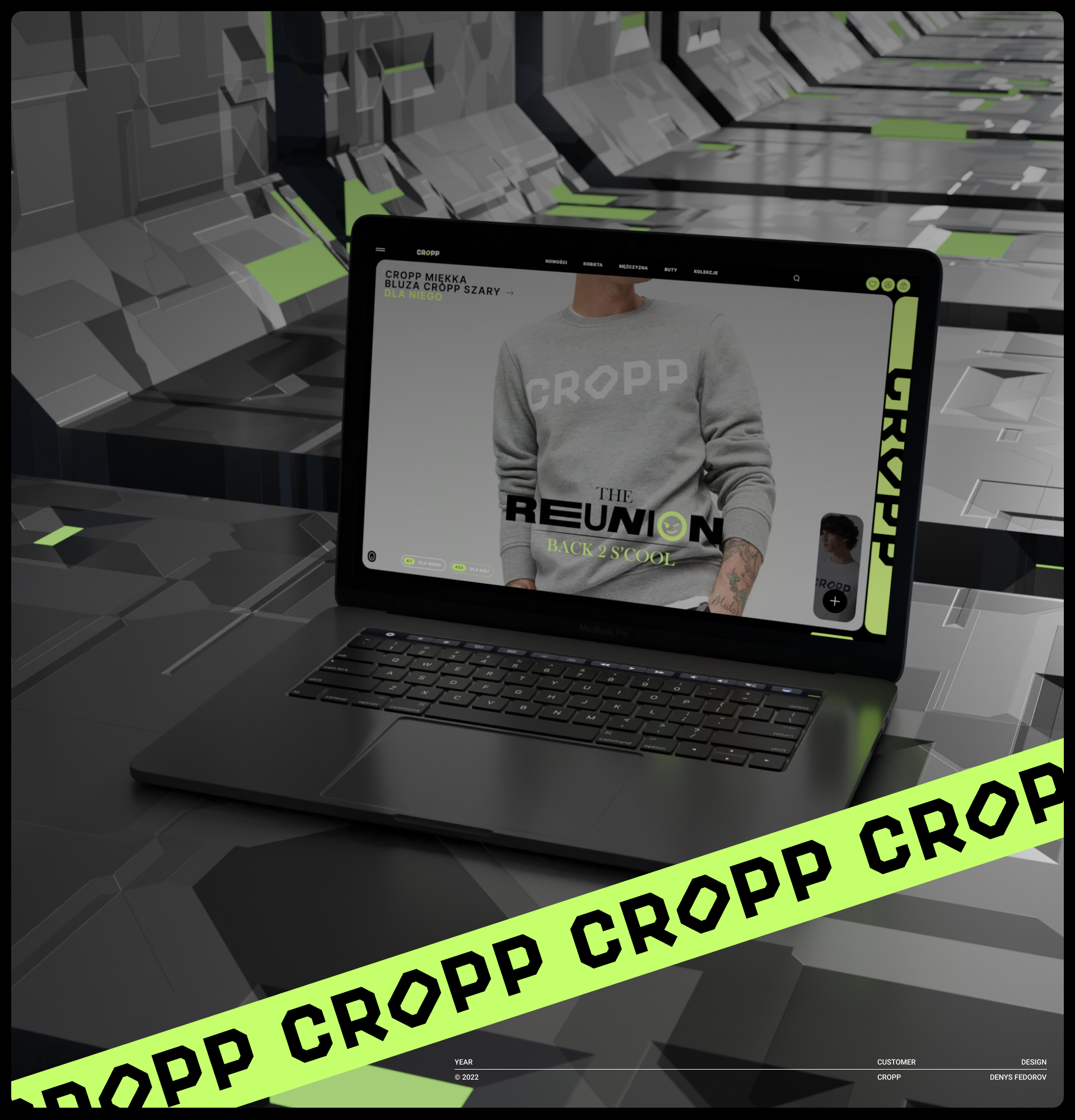 CROPP 3d adobe xd afte effects animation branding design designs graphic design illustration minimal motion graphics photoshop shot typography u ui uidesigns ux web website