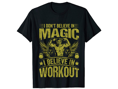 Workingout T Shirt designs, themes, templates and downloadable