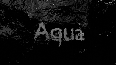 Aqua (water) 3d animation blender design graphic design inspiration motion graphics product design