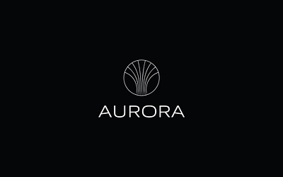 AURORA Brand Logo Design brand design branding inspiration logo logo design minimal tech logo tech logo design