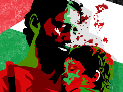 Human Rights - A basic Need of Human - Poster Illustration adobe illustrator art crisis design flat illustration graphic design illustration palestine poster revolution poster vector war world