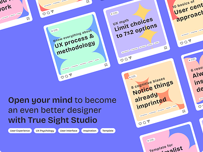 Launch of True Sight Studio 👁️ · UX/UI & Template Designer branding design graphic design illustration inspiration logo ui ux uxdesign uxui vector