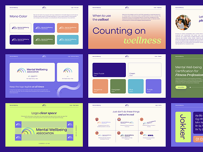 Mental Wellbeing Brand Guide saas