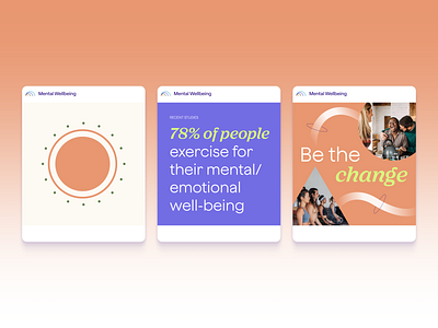 Mental Wellbeing Social Cards saas