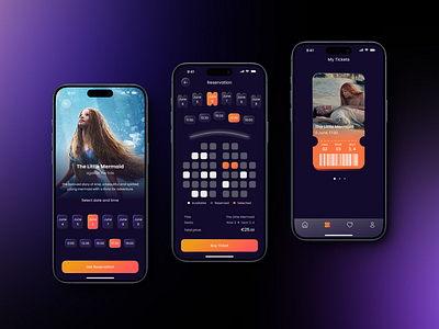 Movie Ticket Booking App app application booking app movie ticket app