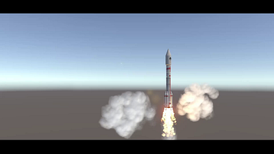Rocket Launch Animation 3d animation