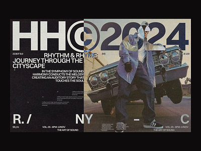 HH©24 animation bold brand branding design digital hard music strong swiss typography
