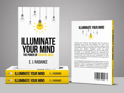 illuminate Your Mind book book art book cover book cover art book cover design book cover mockup book design cover art creative book cover design ebook ebook cover epic bookcovers graphic design illuminate your mind kindle book cover minimalist book cover non fiction book cover professional book cover self help book cover