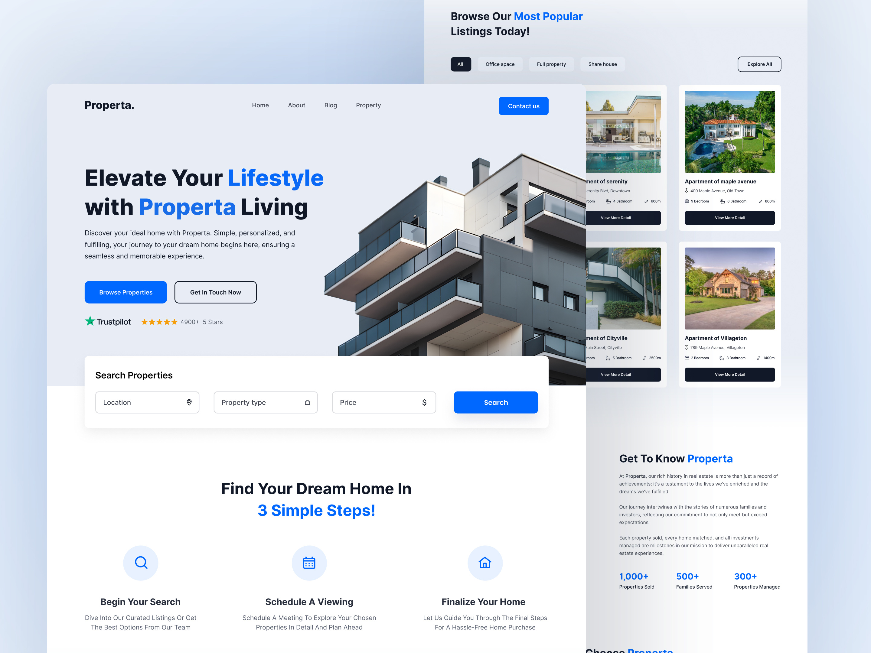 Example of High Converting Website & Landing Page
