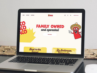 Website Design - El Taco Anderson SC branding design graphic design restaurant restaurant website restaurants ui ux web web design