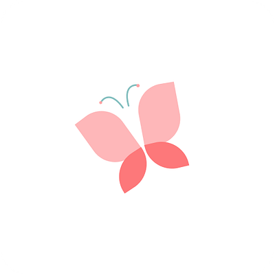Butterfly Logo brand design branding butterfly dailyui design graphic design health illustration interface logo logodesign minimal mobile nature ui visual design