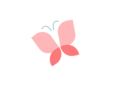 Butterfly Logo brand design branding butterfly dailyui design graphic design health illustration interface logo logodesign minimal mobile nature ui visual design