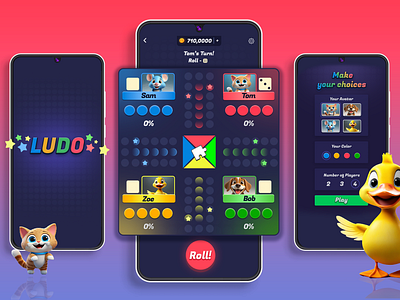 Ludo Game design gameboardelements graphic design illustration photoshop ui ux