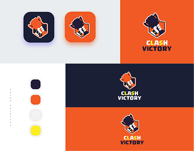 A Modern Minimalist Mascot Gaming Logo Design | Clash of Clans branding clash of clans cool creative design gamaing game gamer graphic design inspiring logo mascot minimal modern new professional vector