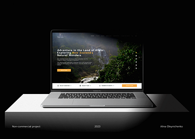 Web-design Travel Tours design figma tourism travel ux website