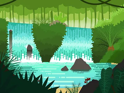Landscape Sets adobe illustrator illustration