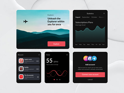 UI widgets blockchain design ios design mobile app product design ui ux web design