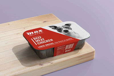 Max Buffet 🐶 Packaging Redesign 3d branding design dog food graphic design illustration pack packaging
