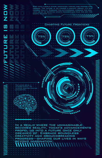 Poster design - Adobe Illustrator adobe illustrator futuristic graphic design hud vector