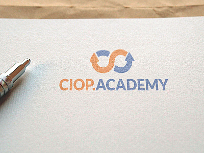 CIOP.ACADEMY company logo design logo logo design logo type