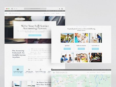 The design and development of website for Todd CPAs graphic design ui website