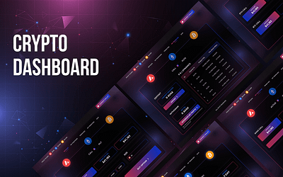 Crypto Currency Trading Dashboard UI/UX Design chart coin dashboard complex app crypto dashboard dark dashboard neon sass ui ux web application
