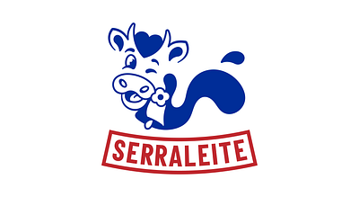 Serraleite branding design graphic design illustration logo logodesign milk milkbrand vector