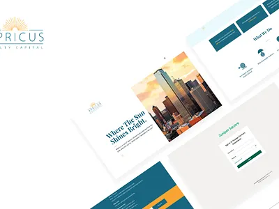 Website design and development for apricusrealtycapital.com design graphic design responsive design ui website