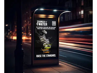The Standard Range Water Promo Billboard Design advertising graphic design print