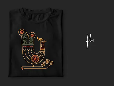 Art 002 From the QASO Collection Inspired By Georgian Ornaments art creative folk georgian graphic design illustration minimal ornaments ornate