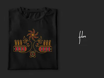 Art 007 From the QASO Collection Inspired By Georgian Ornaments graphic graphic design minimal