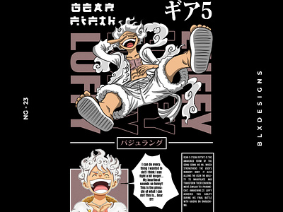 Luffy Gear 5 Credit: @basilisk_aida #luffy #onepiece #gear5luffy #manga  #monkeydluffy #characterdesign #fanart #animelover #anime…