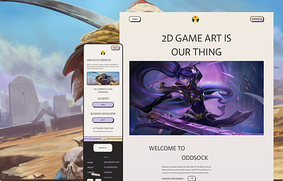 2D Game Studio Website. design ecommerce graphic design minimal modern uidesign ux uxdesign