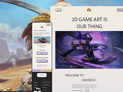 2D Game Studio Website. design ecommerce graphic design minimal modern uidesign ux uxdesign