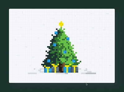 Christmas Tree 🎄 branding christmas design christmas tree graphic design holiday holiday season holidays christmas illustration new year new years ui xmas