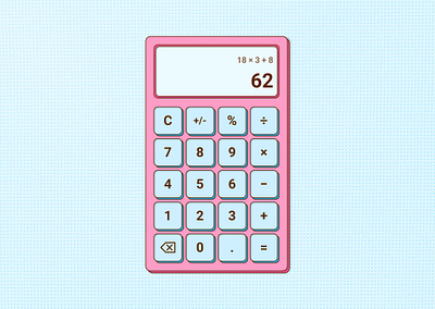 Daily UI - Day 4: Calculator calculator design figma graphic design old school retro ui vintage web