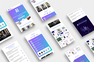 Pixler Academy Website branding casestudy course figma mobile motion graphics pixler pixler academy ui