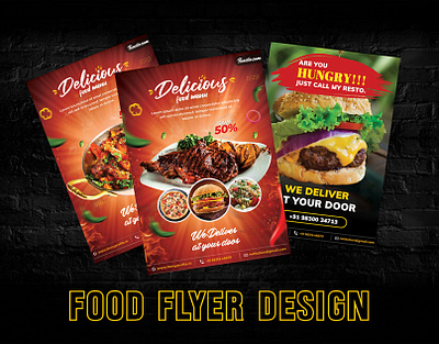 Food Flyer Design branding design flyer flyer design food food flyer design graphic design illustration typography