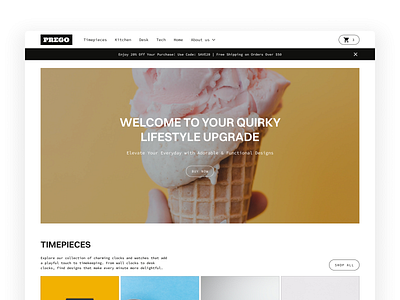 PREGO – Minimalist E-commerce Webflow Template branding business design e commerce ecommerce graphic design homepage logo minimalist onlinestore store template ui ux vector webdesign webflow website