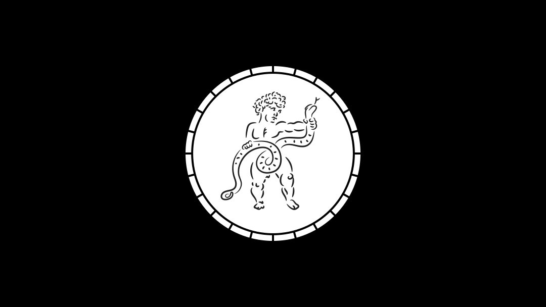 Eros and Serpent angel badge branding cherub detailed illustration logo logo design mark responsive snake