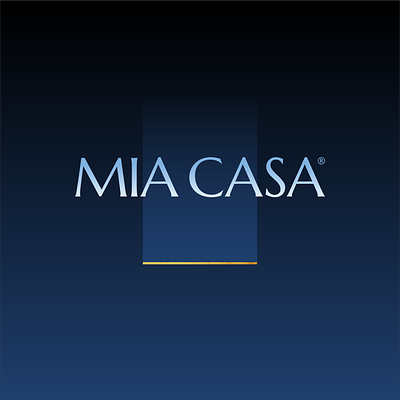 MIA CASA ® Part 1 brand branding design furniture logo store vector