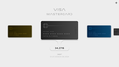 Daily UI Challenge #02 ; VISA Credit Card Checkout Form bank card credit creditcard mastercard money productdesign ui uxui visa webdesign webpage