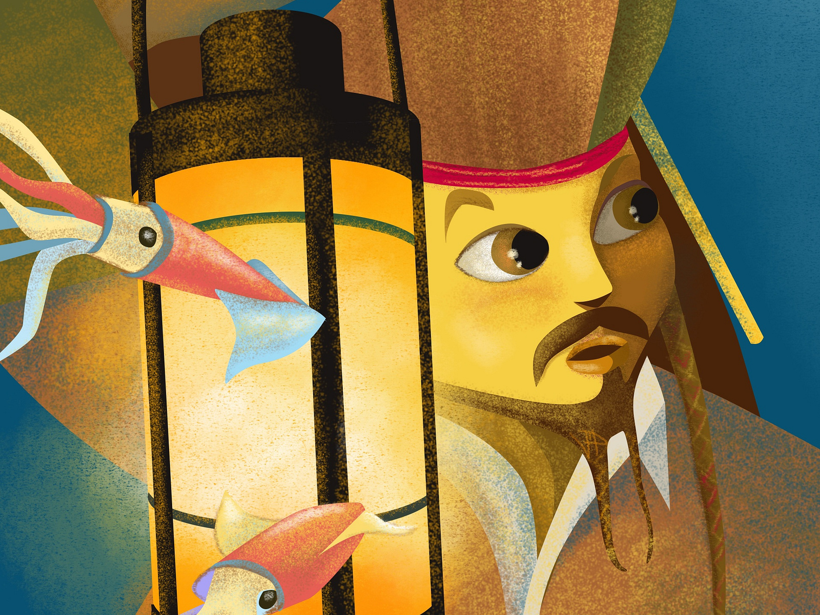 Jack Sparrow. Fan art by Veronika Pozdniakova on Dribbble